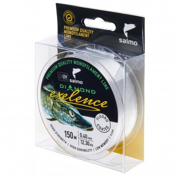 Леска монофильная SALMO DIAMOND EXELENCE FLUORO COATED Clear 150/040 Леска монофильная SALMO DIAMOND EXELENCE FLUORO COATED Clear 150/040
