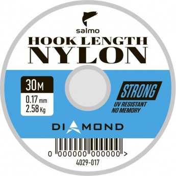 Леска монофильная SALMO DIAMOND HOOK LENGTH NYLON 030/017 Леска монофильная SALMO DIAMOND HOOK LENGTH NYLON 030/017