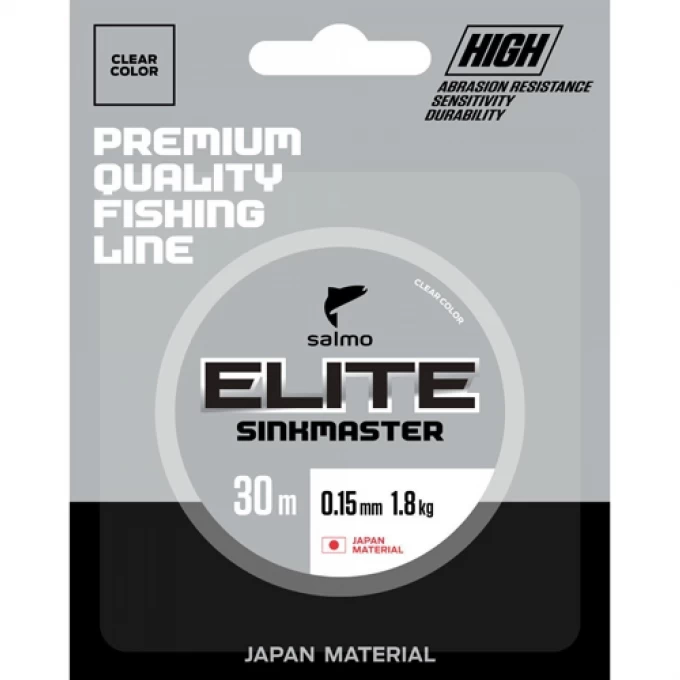 Леска монофильная зимняя SALMO Elite Sinkmaster 030/012 4511-012 Леска монофильная зимняя SALMO Elite Sinkmaster 030/012 4511-012